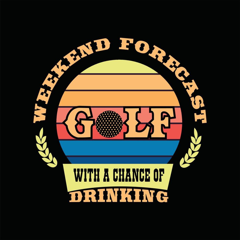 Golf T-Shirt Design vektor