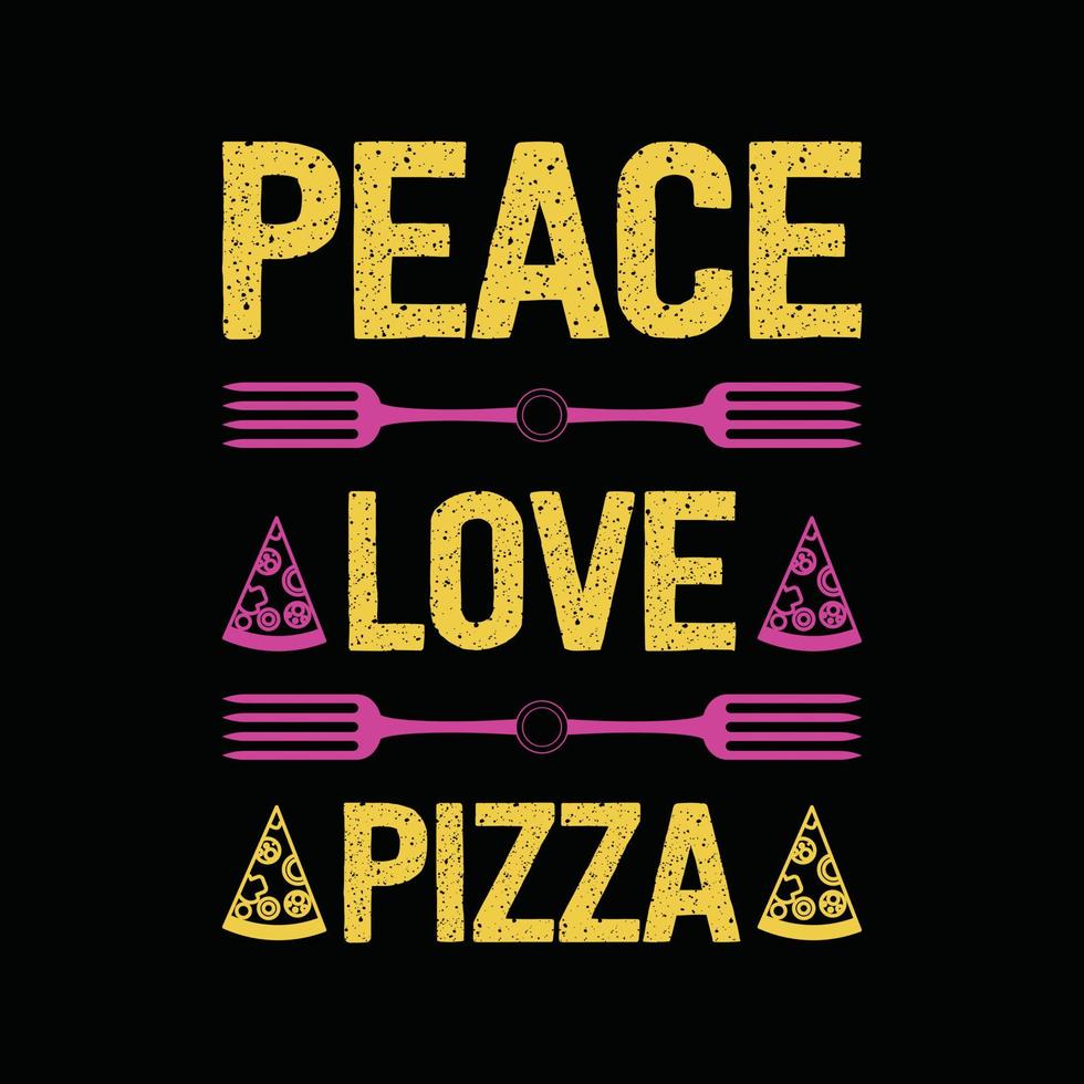 pizza t-shirt design vektor