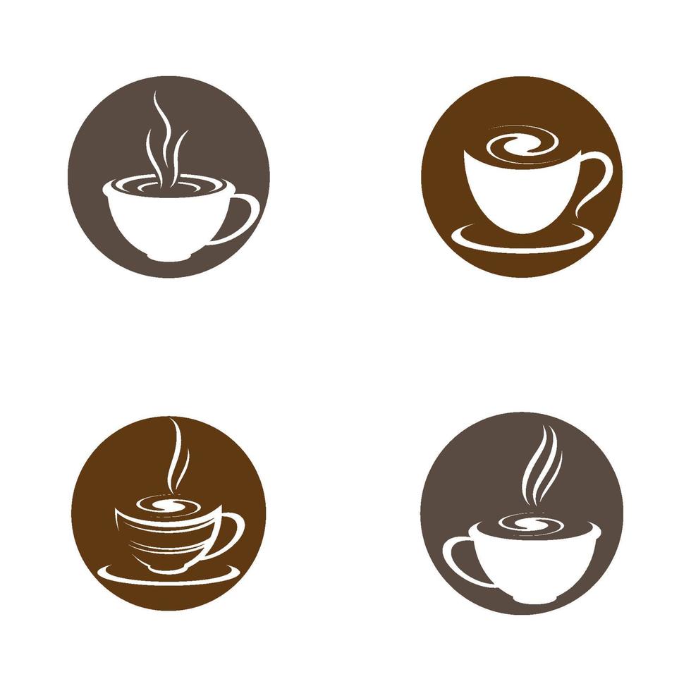 kaffekopp logotyp bilder vektor