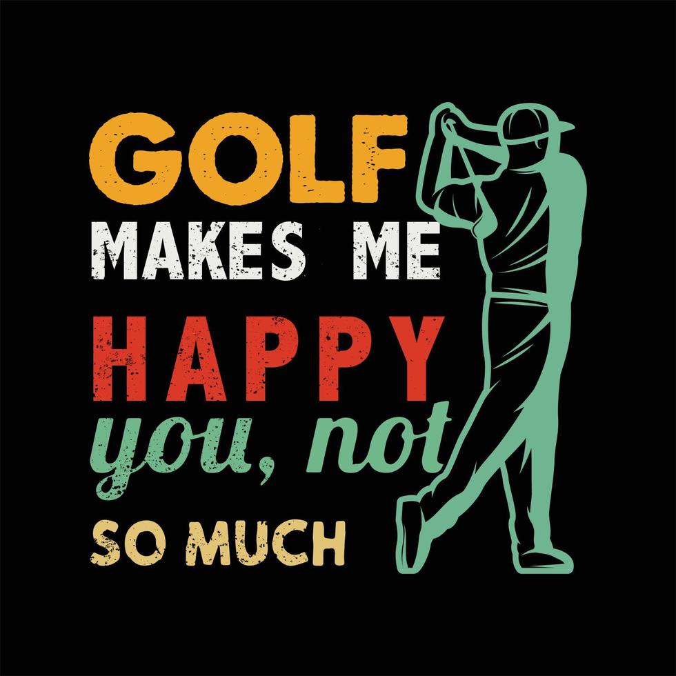 Golf T-Shirt Design vektor