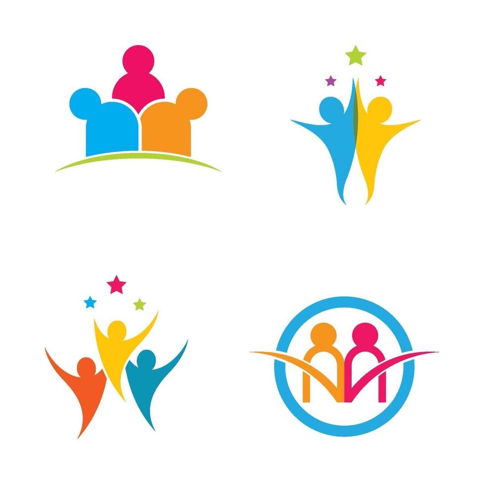 community care logo bilder design vektor