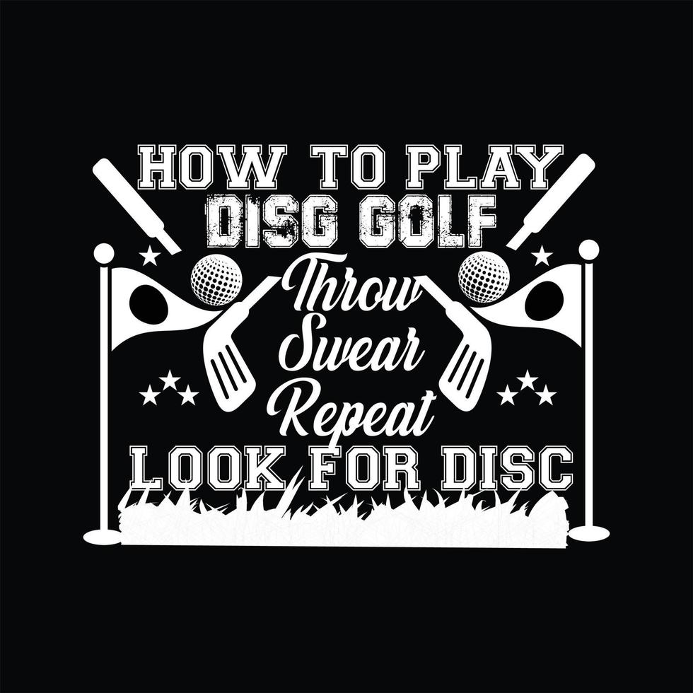 golf t-shirt design vektor