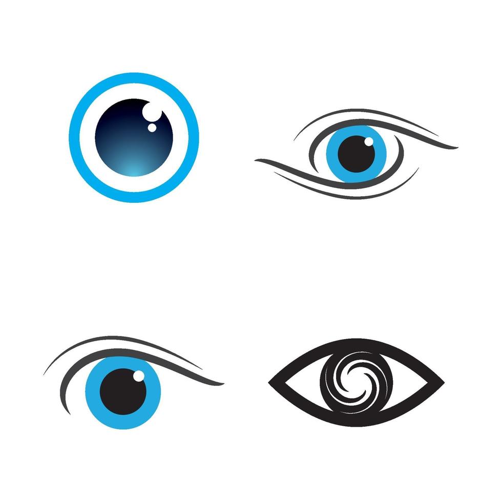 Auge Logo Bilder Illustration Design vektor