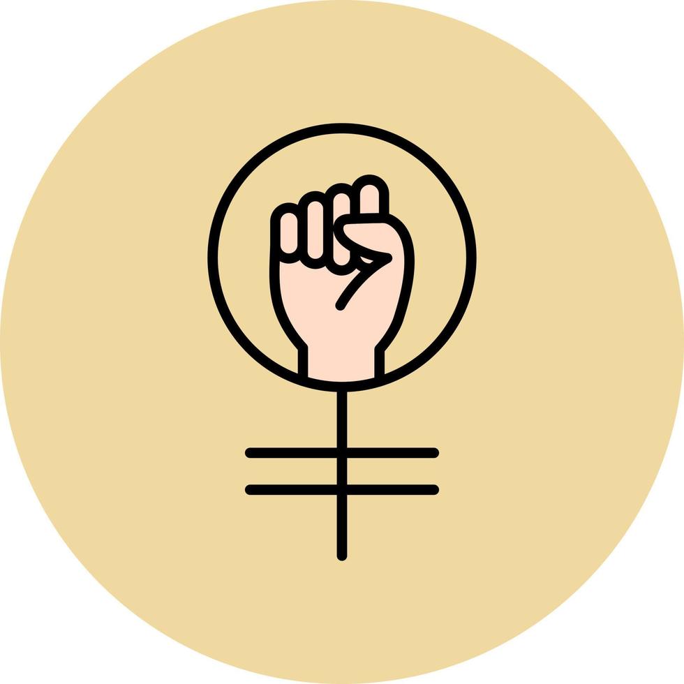 feminism vektor ikon