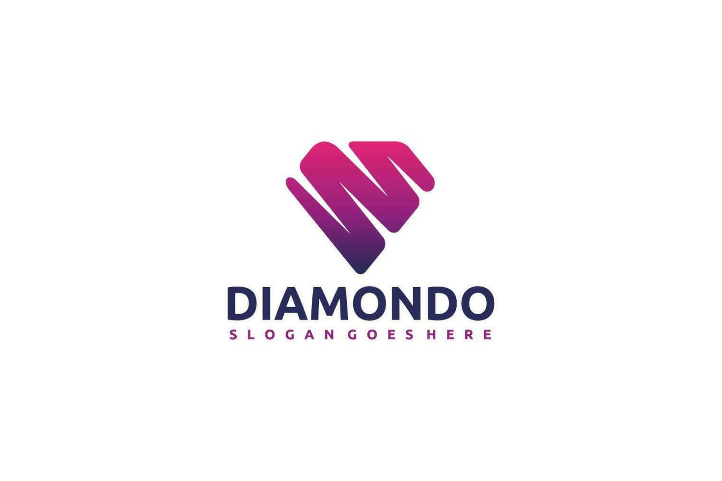 diamant logotyp vektor