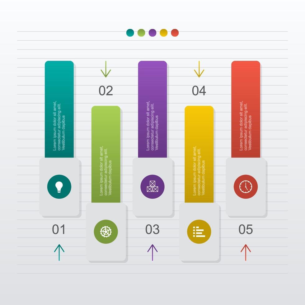 stapeldiagram för ekonomisk analysillustration vektor