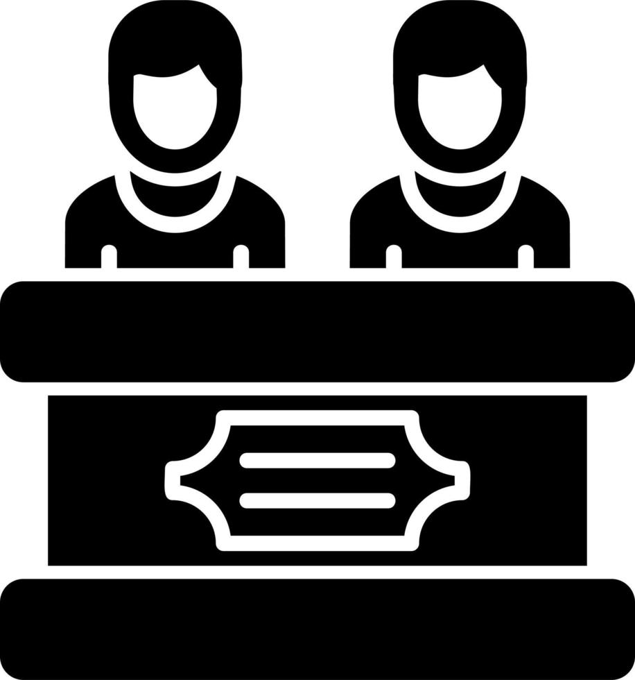 Jury-Vektor-Symbol vektor