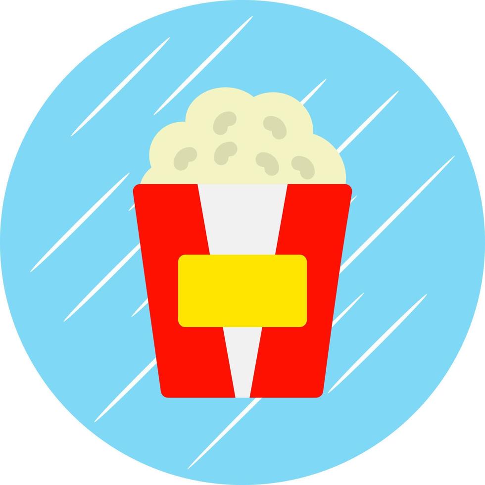 Popcorn-Vektor-Icon-Design vektor