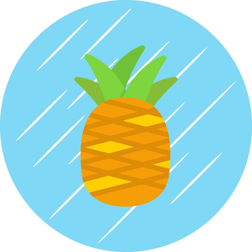 Ananas-Vektor-Icon-Design vektor