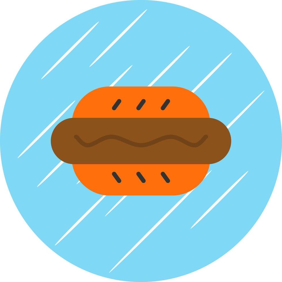 Hot-Dog-Vektor-Icon-Design vektor