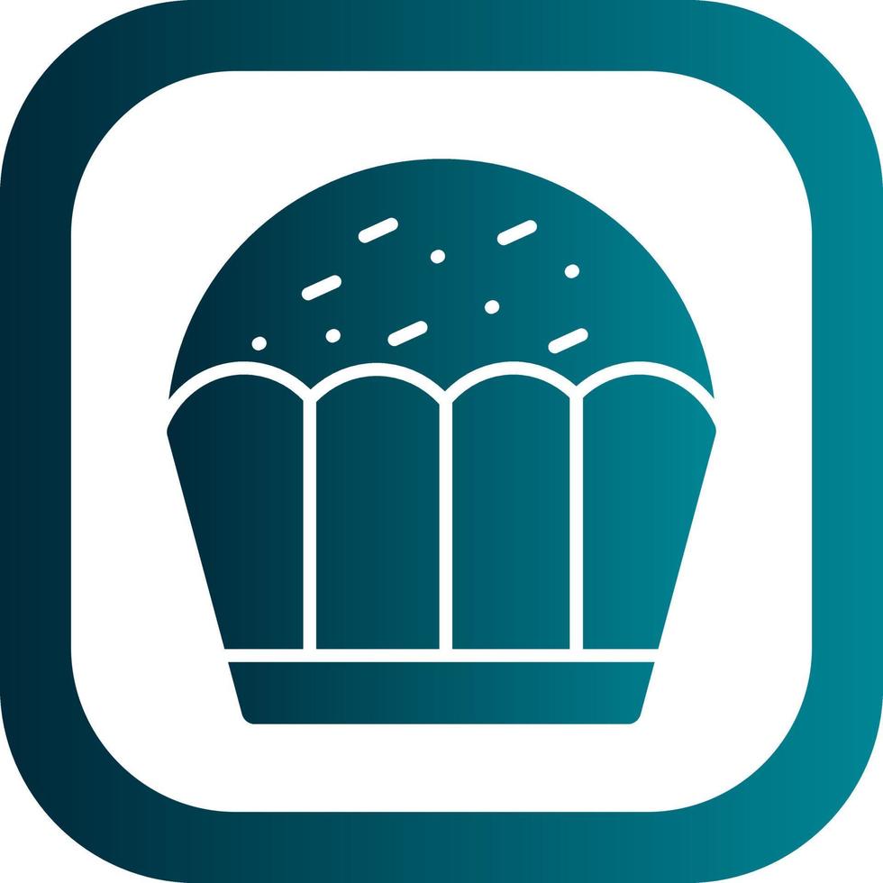 Cupcake-Vektor-Icon-Design vektor