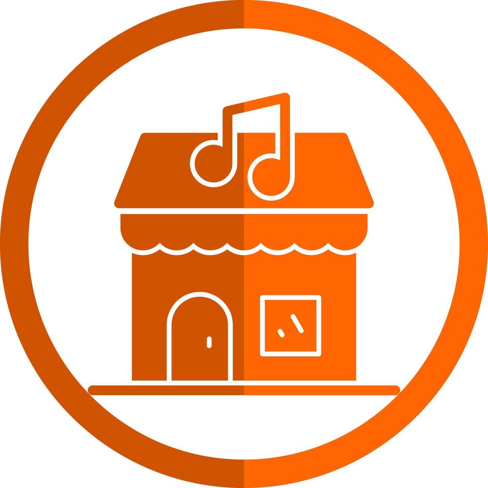 Musikgeschäft-Vektor-Icon-Design vektor