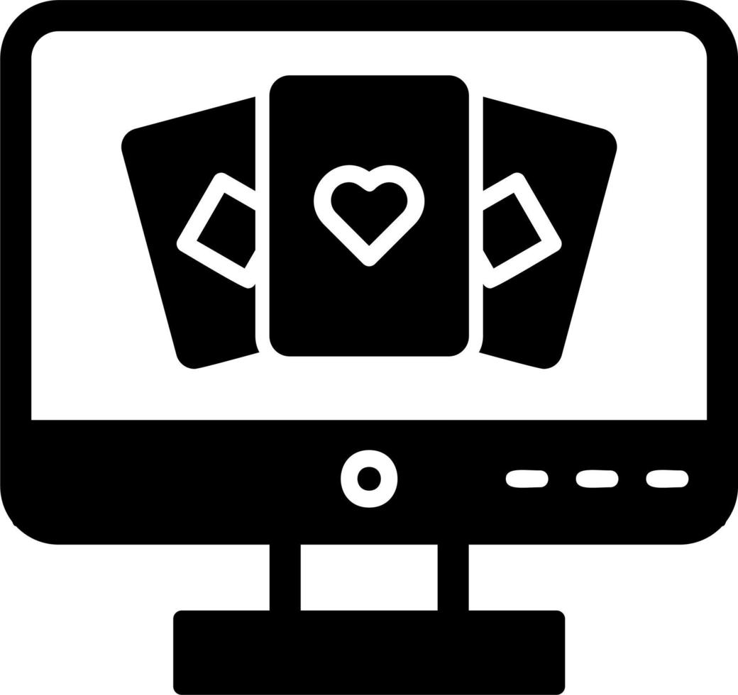 hasardspel uppkopplad vektor ikon