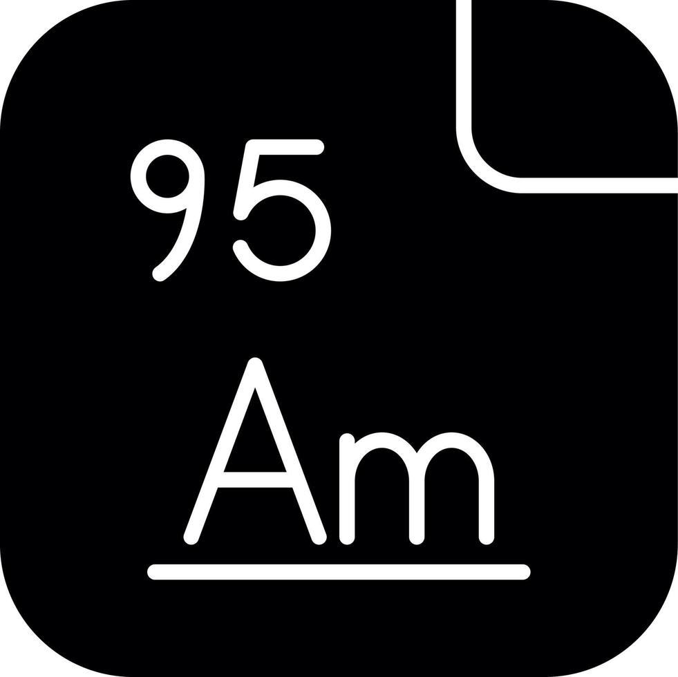 Americium Vektor Symbol