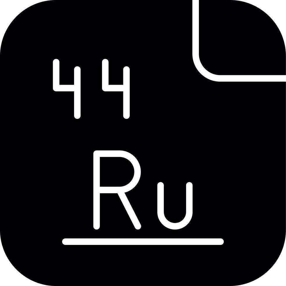 Ruthenium Vektor Symbol