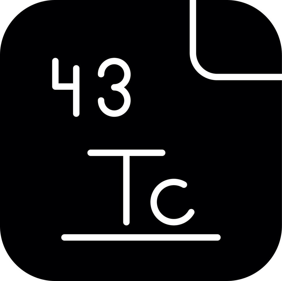 Technetium Vektor Symbol