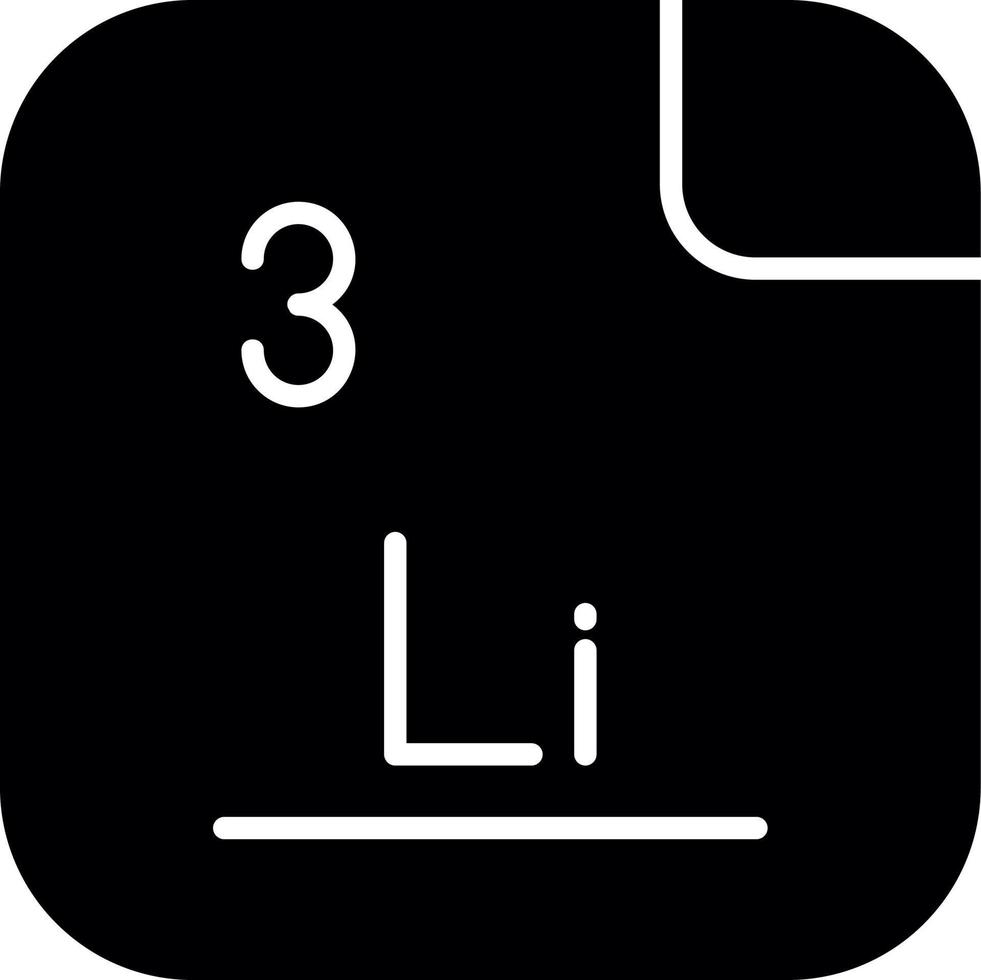 Lithium Vektor Symbol