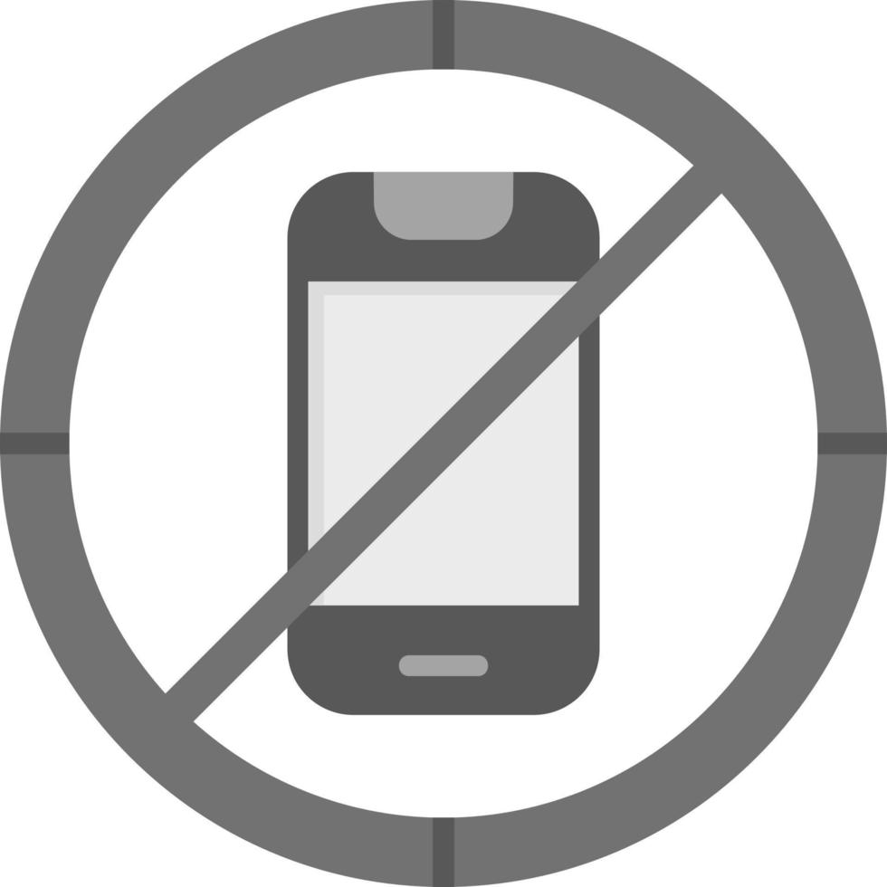 Nein Handy, Mobiltelefon Telefon Vektor Symbol