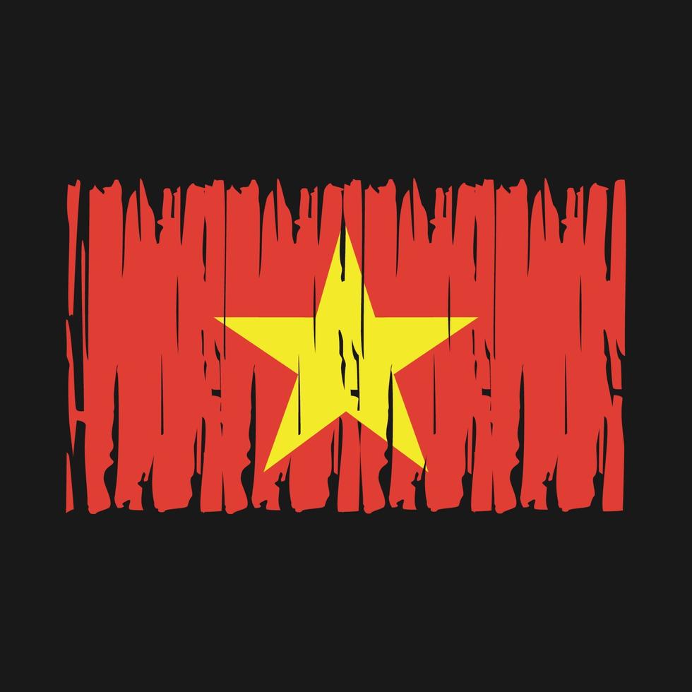 vietnam flagge vektor