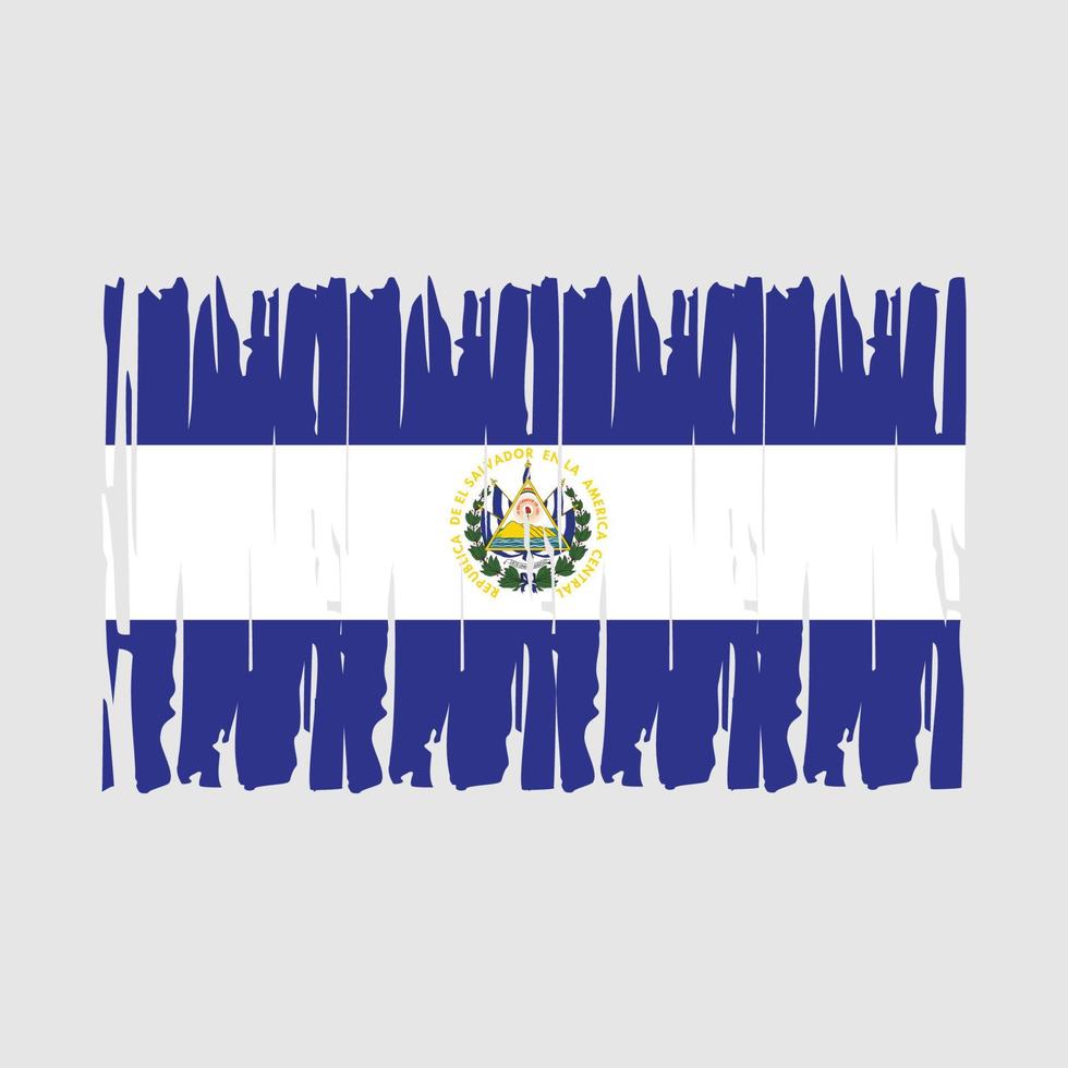 el salvador flagge vektor