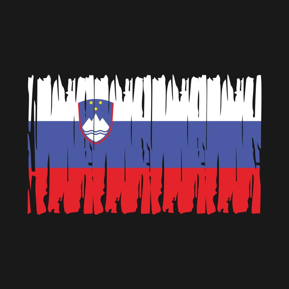slovenien flagga vektor
