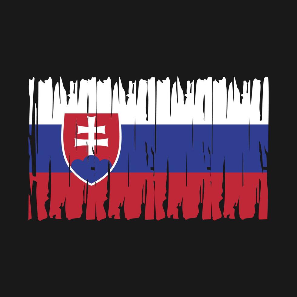 slowakei flagge vektor