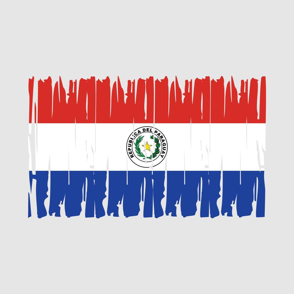 paraguay flagga vektor