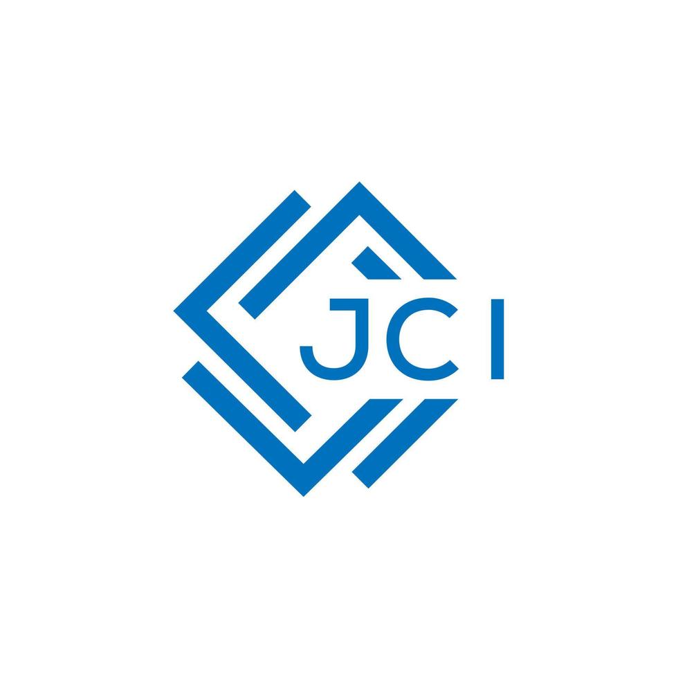 jci Brief Logo Design auf Weiß Hintergrund. jci kreativ Kreis Brief Logo Konzept. jci Brief Design. vektor