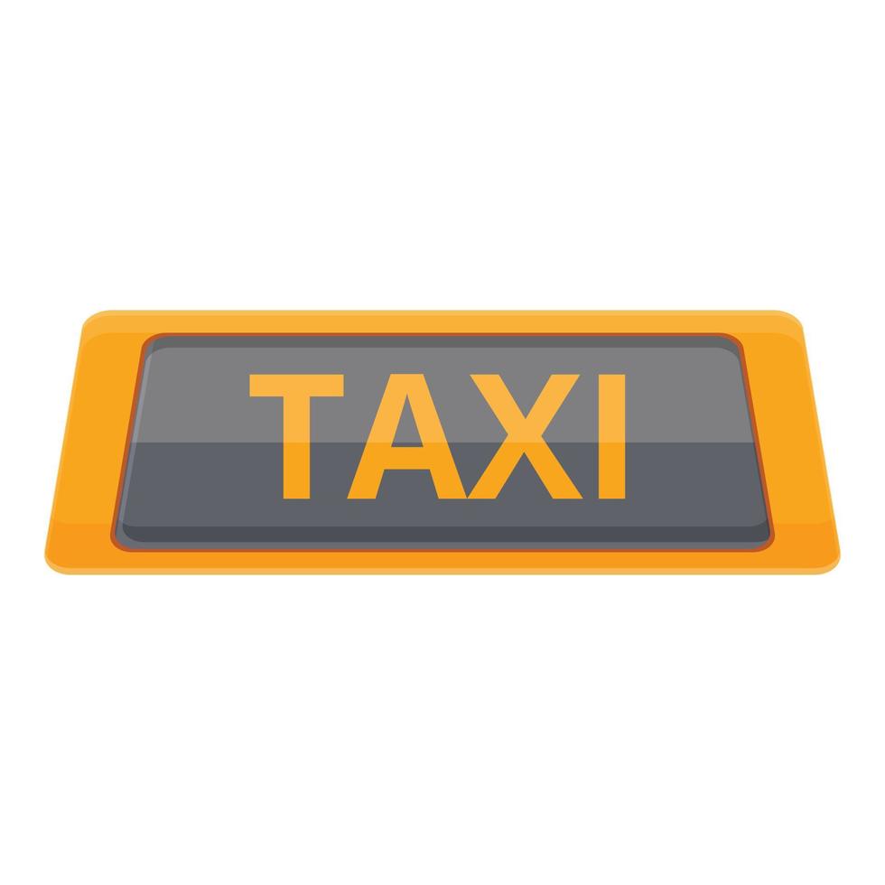 taxi stad cab ikon tecknad serie vektor. bil service vektor