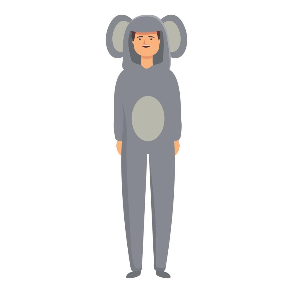 elefant halloween djur- kostym ikon tecknad serie vektor. söt barn vektor