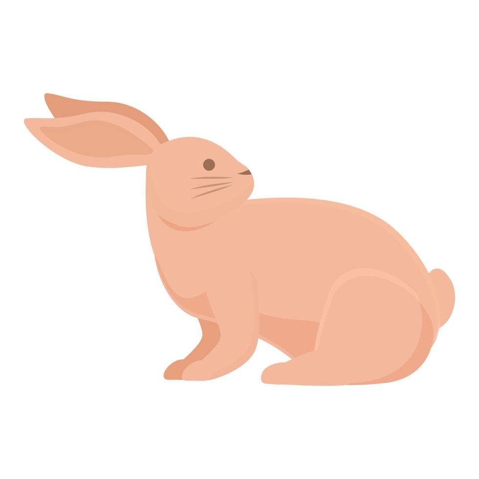 glücklich Hase Symbol Karikatur Vektor. Rasse Säugetier vektor