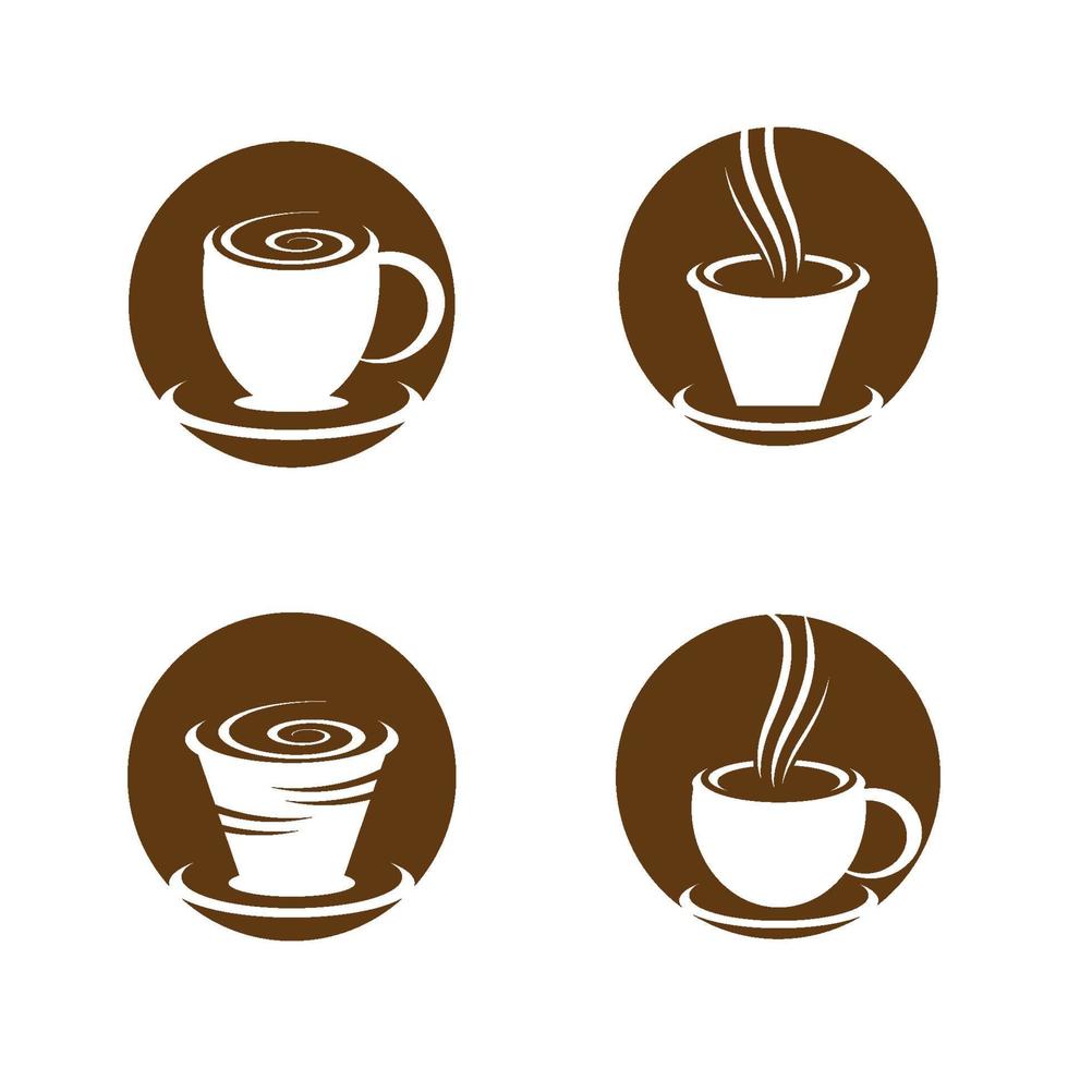 Kaffeetasse Logo Bilder vektor