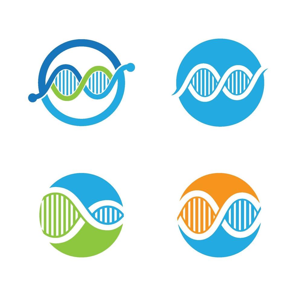 DNA Logo Bilder Illustration vektor