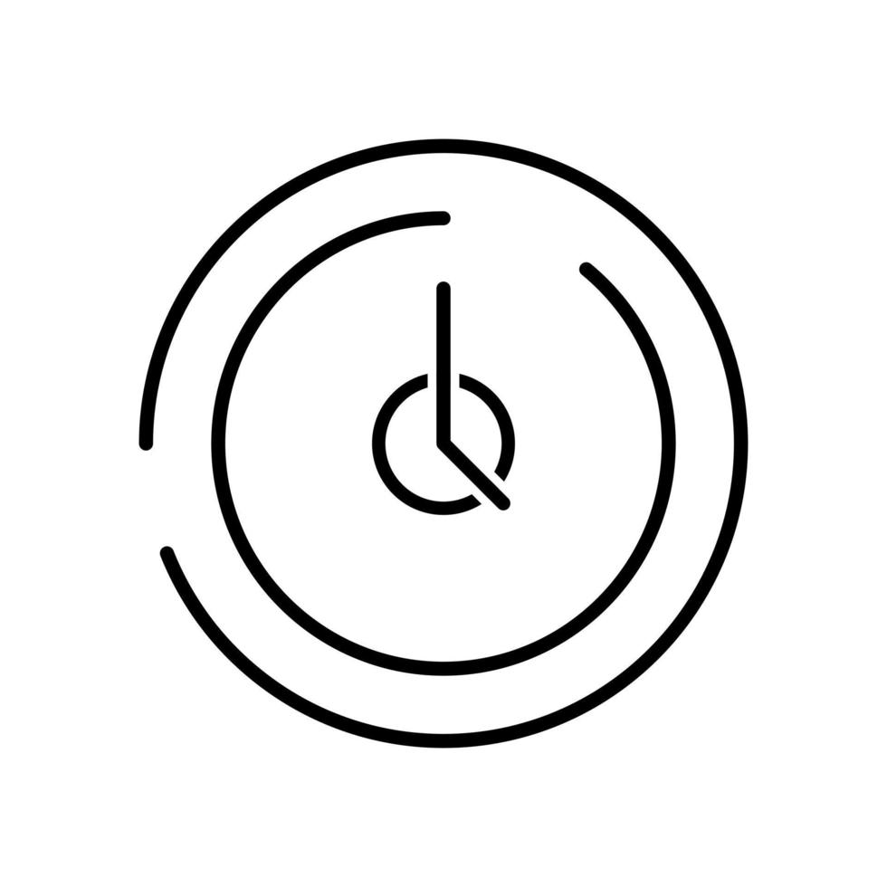 Zeit-Icon-Vektor-Set. Sammlung von Uhrenillustrationszeichen. Uhrensymbol. vektor