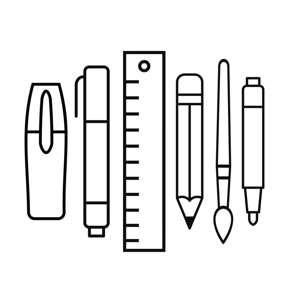 Lehrer Vektor Symbol. Schule Illustration unterzeichnen. Studien Symbol oder Logo.