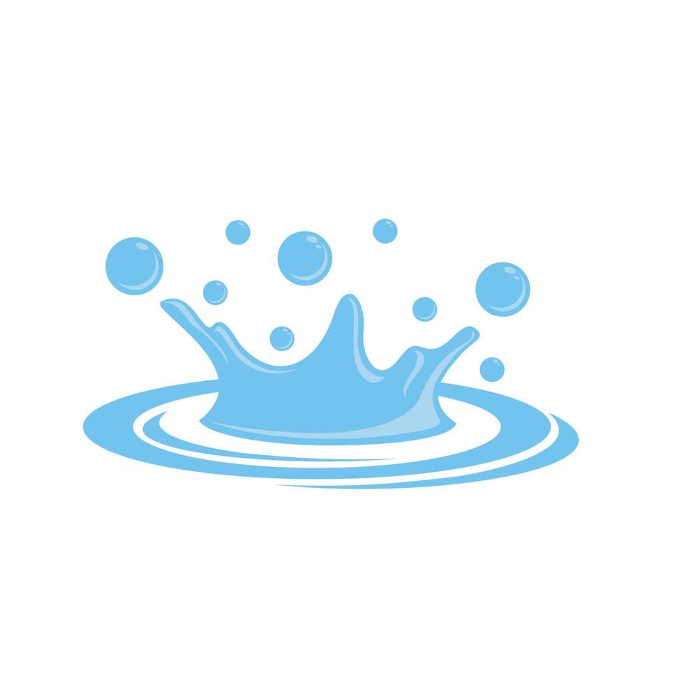 Wasser Spritzen Symbol Vektor. Tropfen Illustration unterzeichnen. Ozean Symbol. Meer Logo. Wasser Quelle markieren. vektor