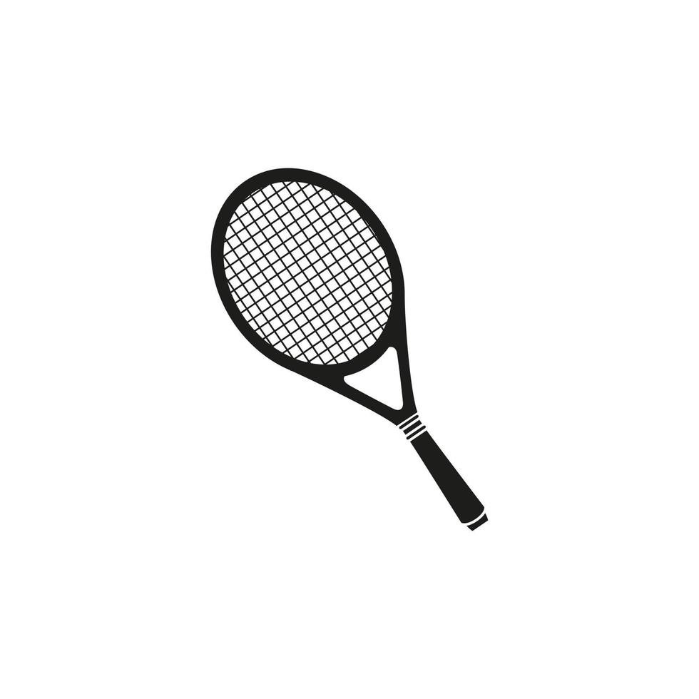 tennis ikon vektor. tennis racketen illustration tecken. sport symbol eller logotyp. vektor