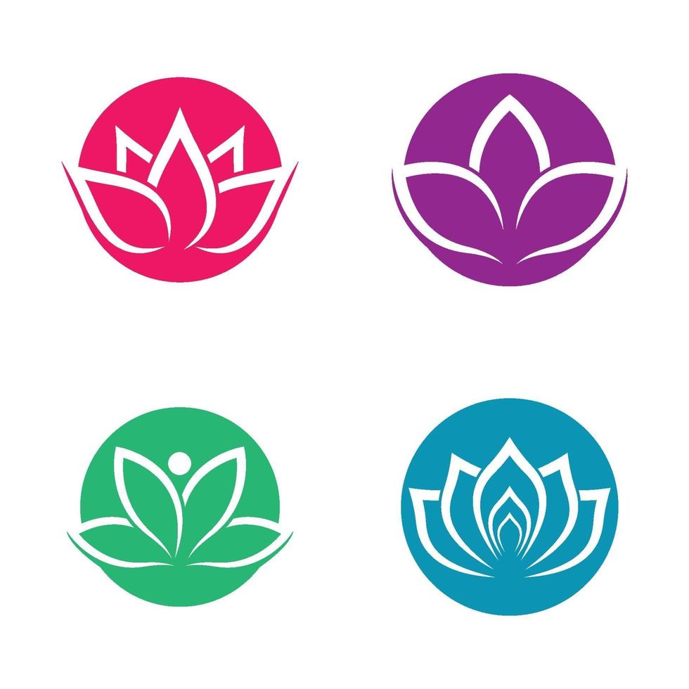 skönhet lotus logotyp bilder vektor