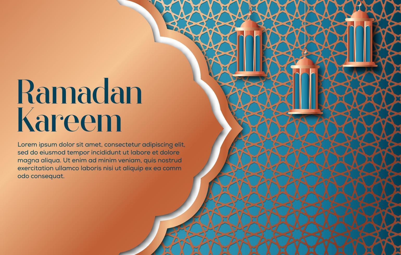 Prämie Vektor islamisch Stil Ramadan kareem und eid dekorativ Hintergrund