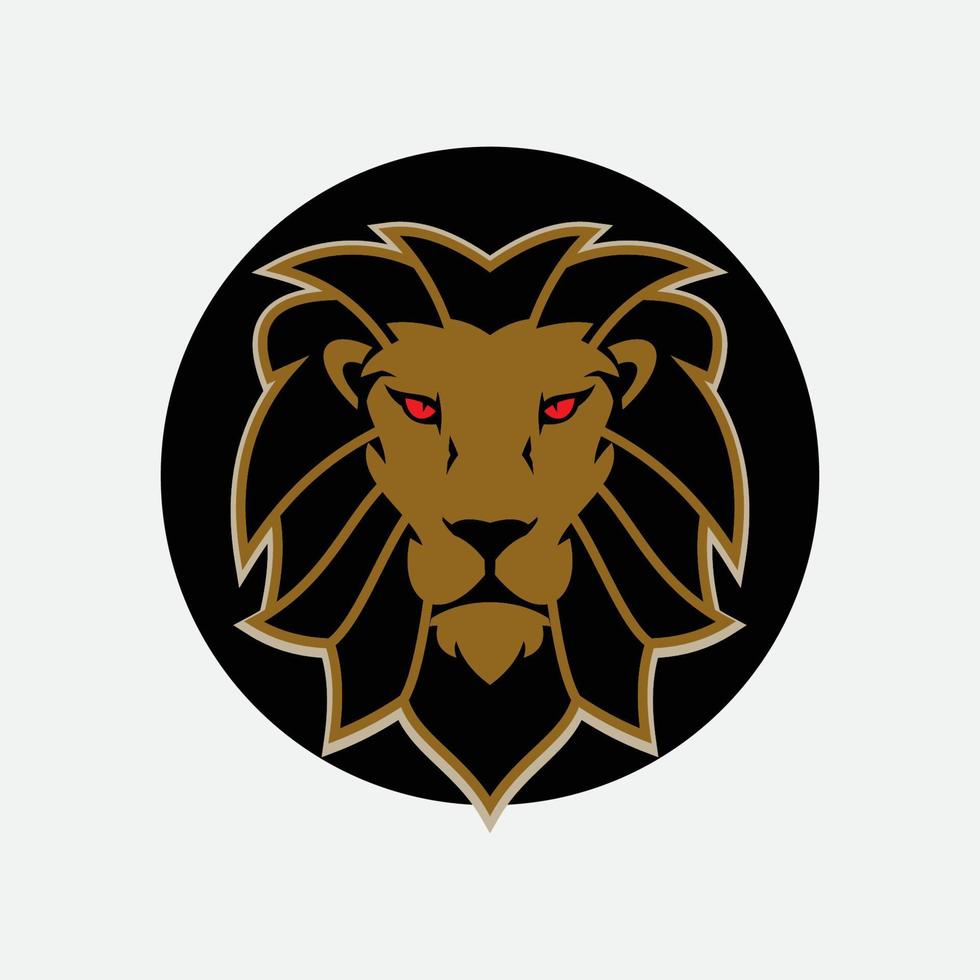lejon logotyp mall vektor ikon