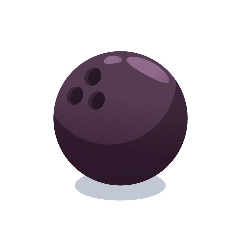 Bowling Ball Streik isoliert Vektor Illustration