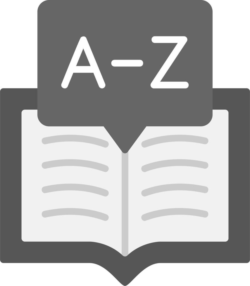 Wörterbuch-Vektor-Symbol vektor