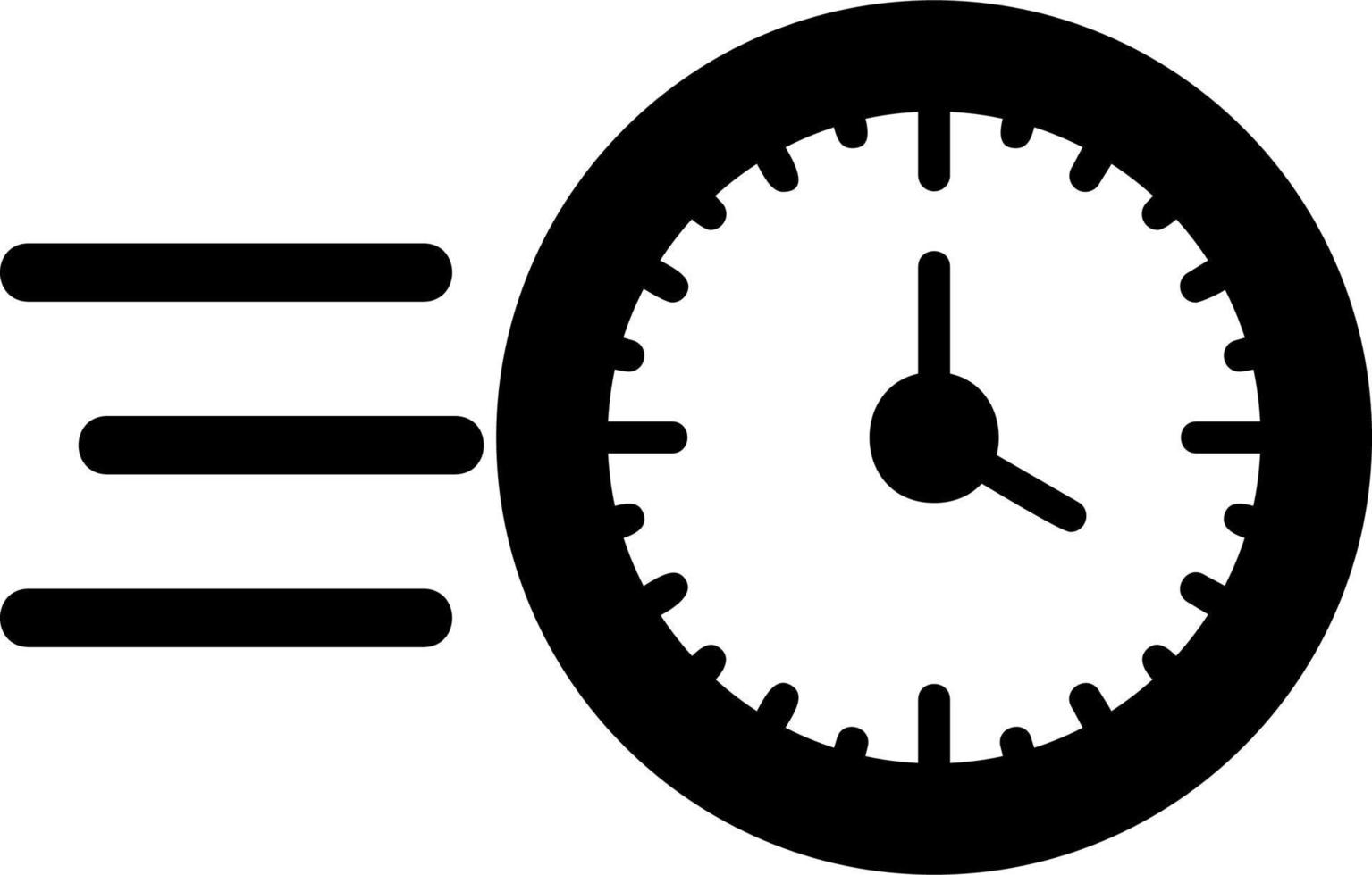 Zeit schnell Vektor Symbol