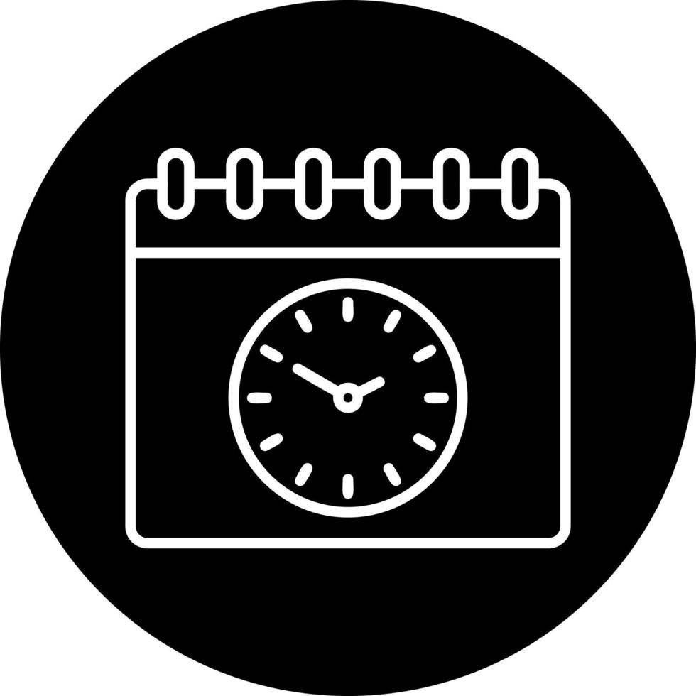 Zeitplanvektorsymbol vektor