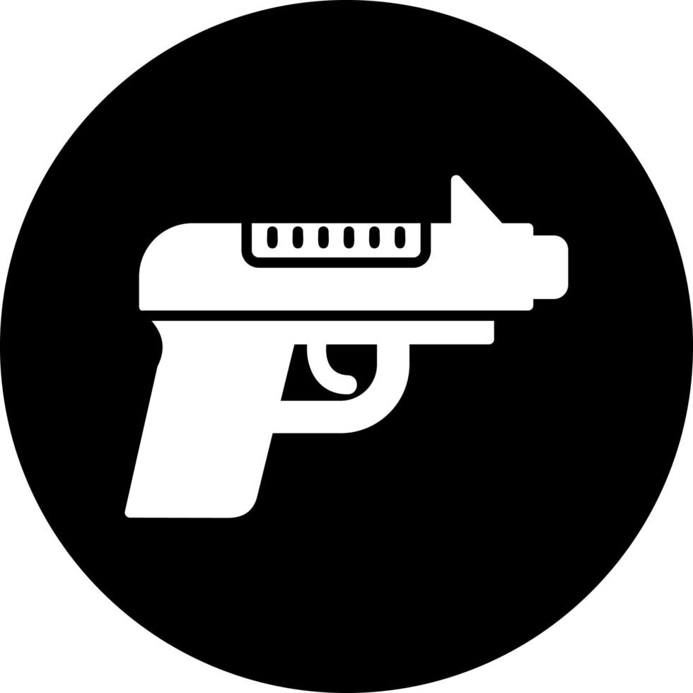 Symbol für Pistolenvektor vektor