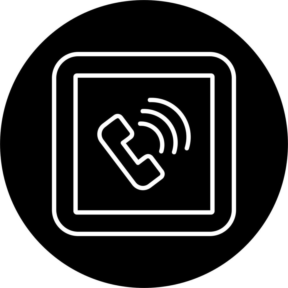 Öffentlichkeit Telefon Vektor Symbol