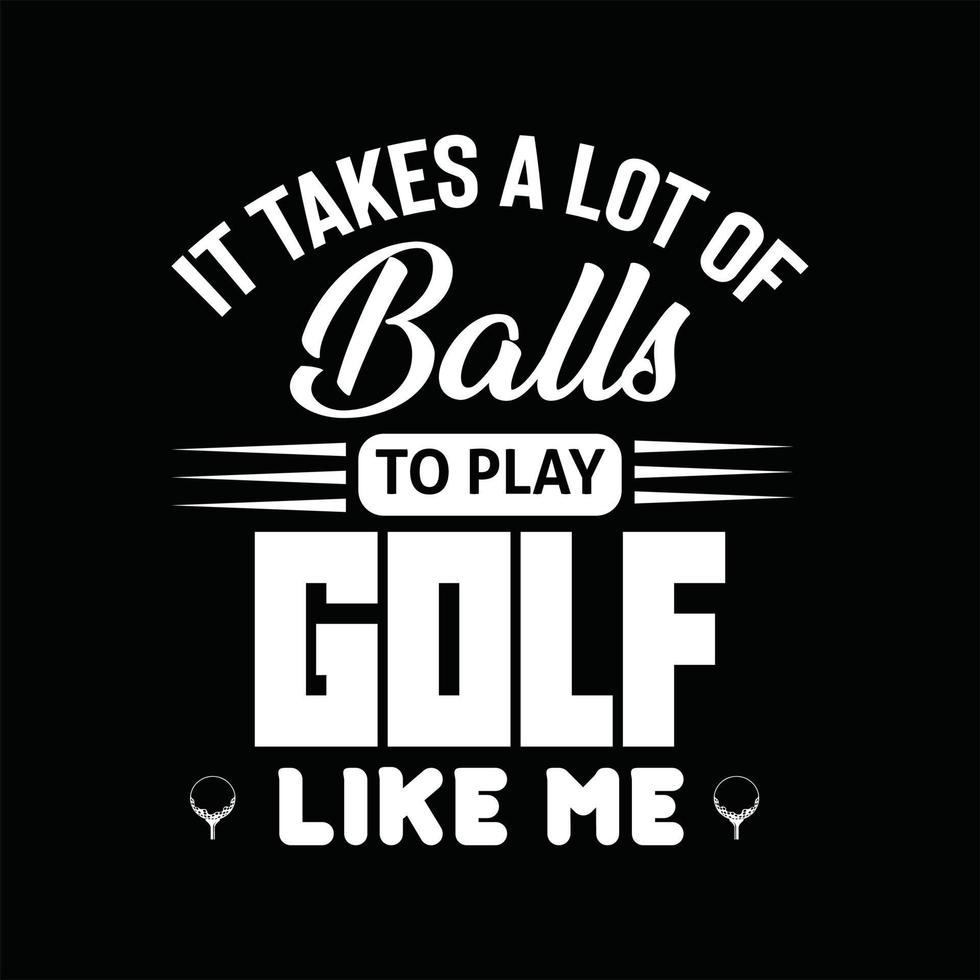 Golf T-Shirt Design vektor