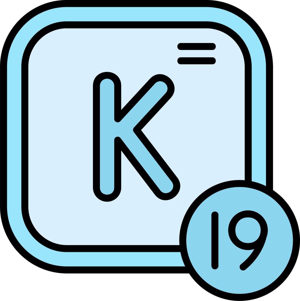 Kalium Vektor Symbol