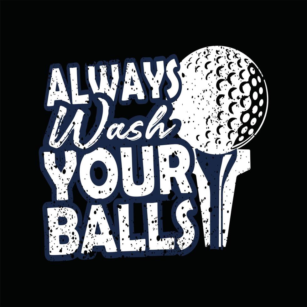 Golf T-Shirt Design vektor