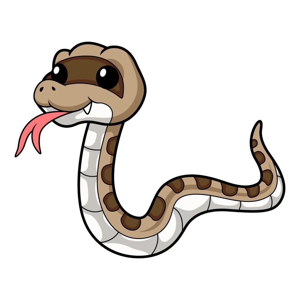söt Lycklig jordekorre orm tecknad serie vektor